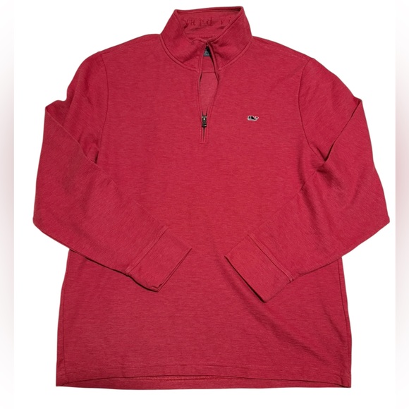 Vineyard Vines Other - Vineyard Vines Red Men’s Pullover 1/4 Zip size XL